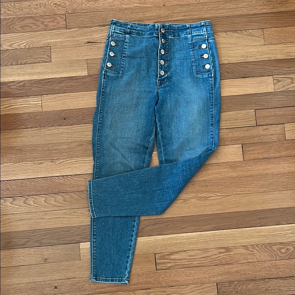 J Brand Natasha high waist crop denim Jean - Picture 2 of 9